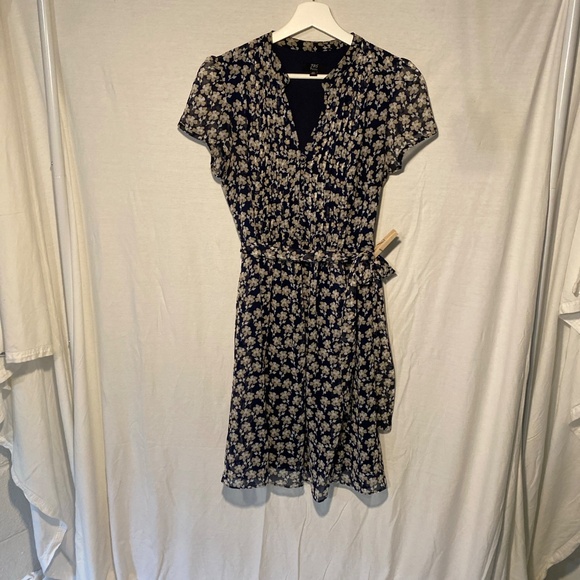 J.B.S. Navy Floral Dress - Picture 1 of 5
